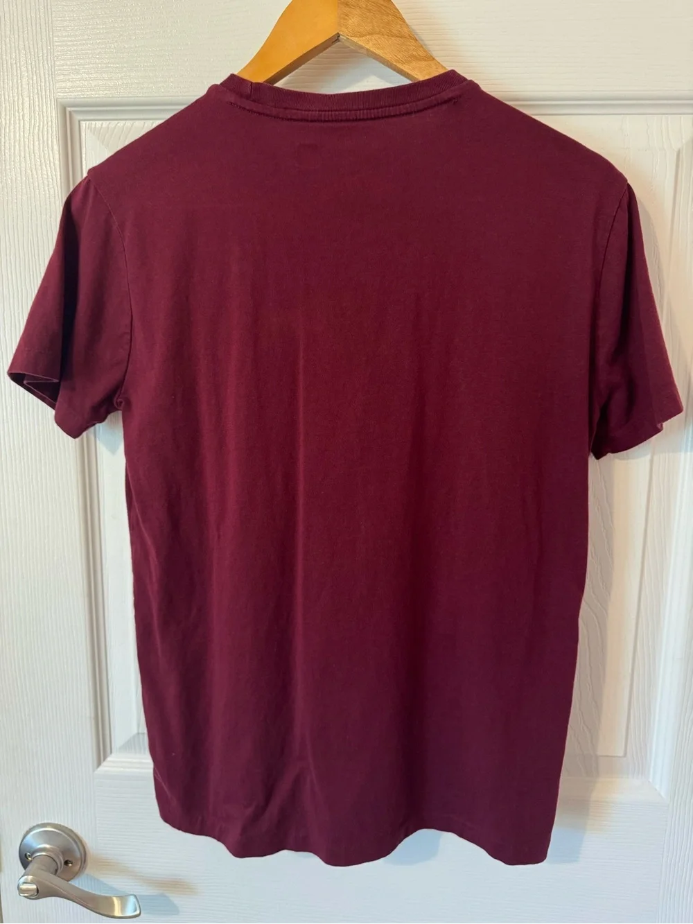 Polo by Ralph Lauren Men's Crew Neck T-Shirt in Burgundy